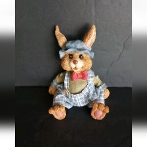 Rabbit Bunny Anthropomorphic Shelf Sitter Jointed Hang Legs Easter See Descripti